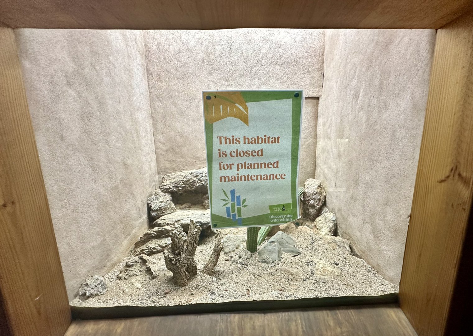 Inland Taipan Exhibit (Empty)