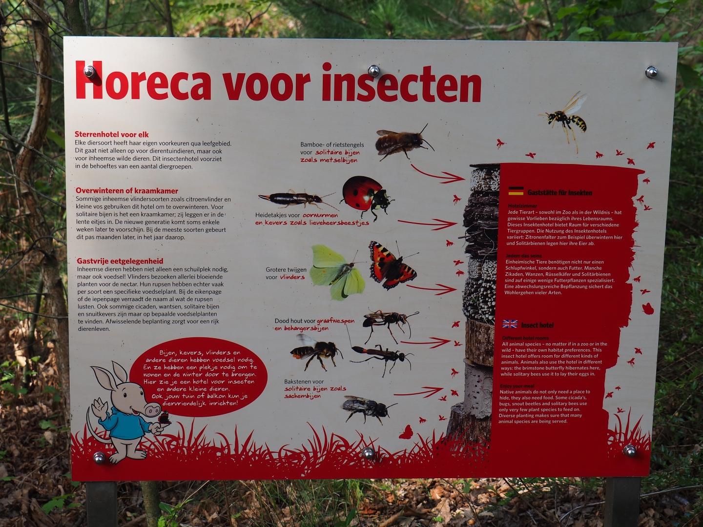 Insect hotel sign (Sep 16th, 2018)