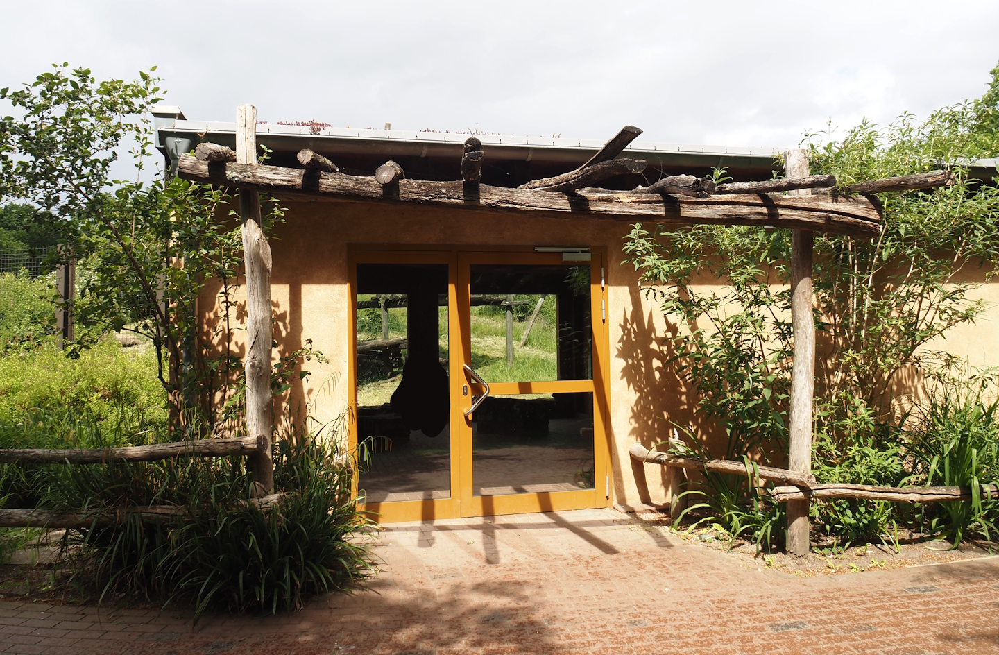 Insect house next to the Indian sloth bear and European golden jackal exhibit, 2025-05-22