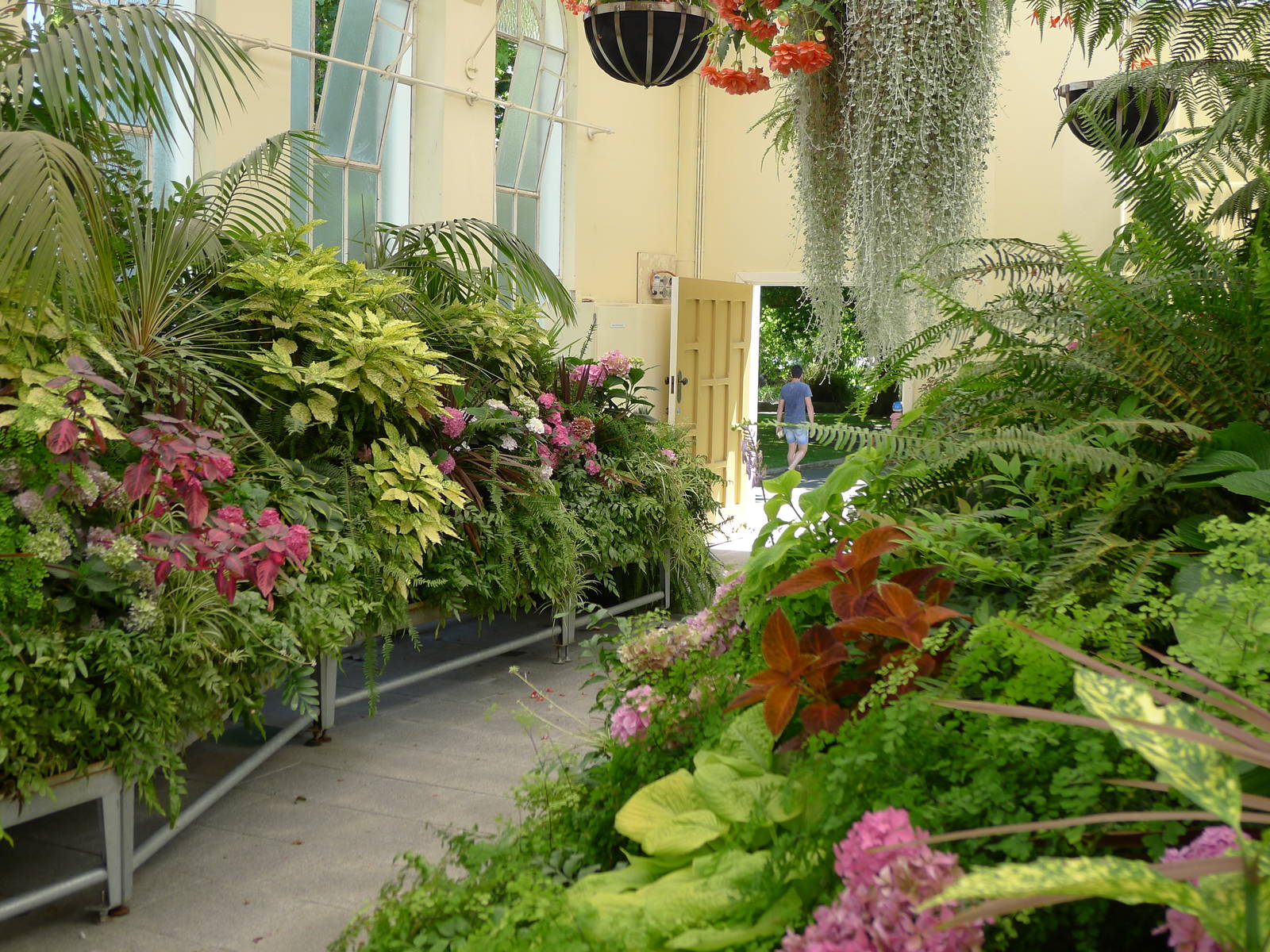 inside the conservatory
