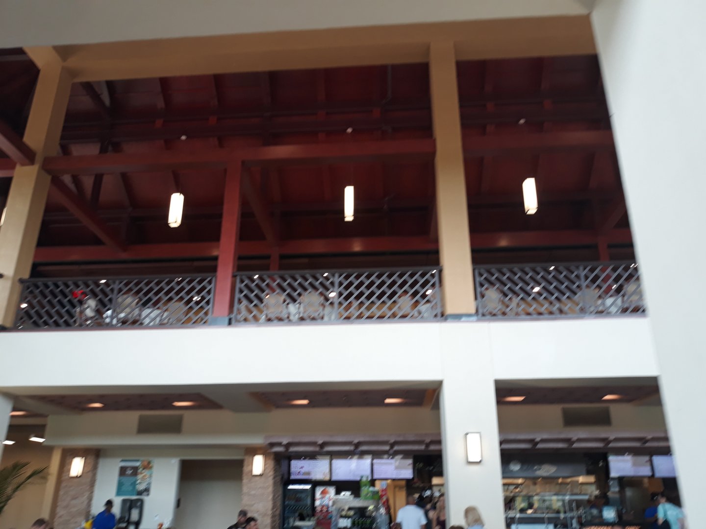 Inside the main building