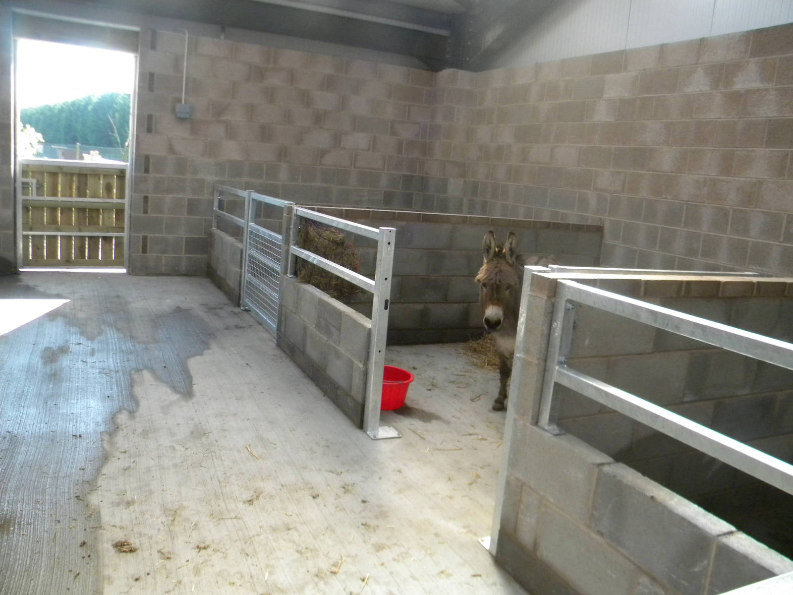 Inside the new Childrens Farm at Blackpool Zoo 10th April 2011