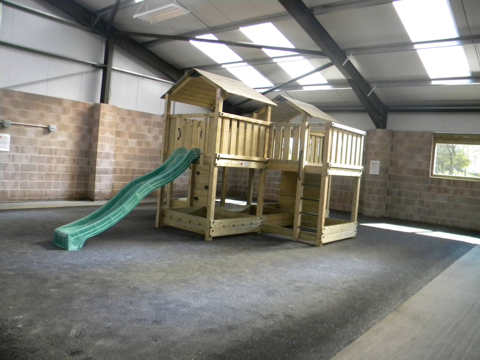 Inside the new Childrens Farm at Blackpool Zoo 10th April 2011