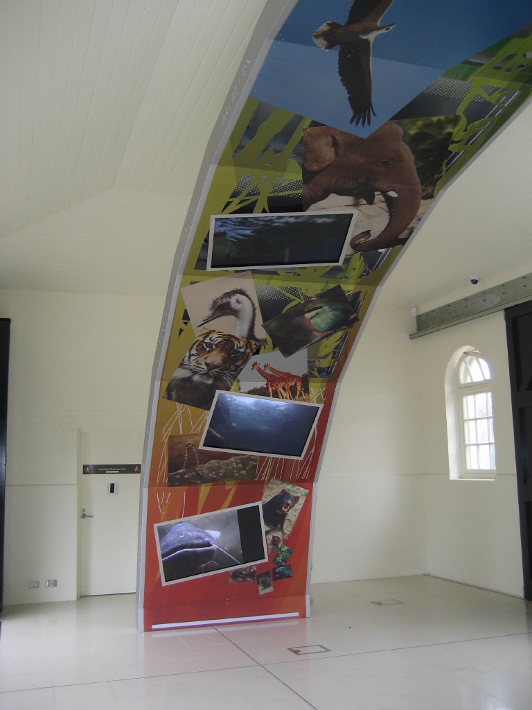 Inside the new Entry precinct