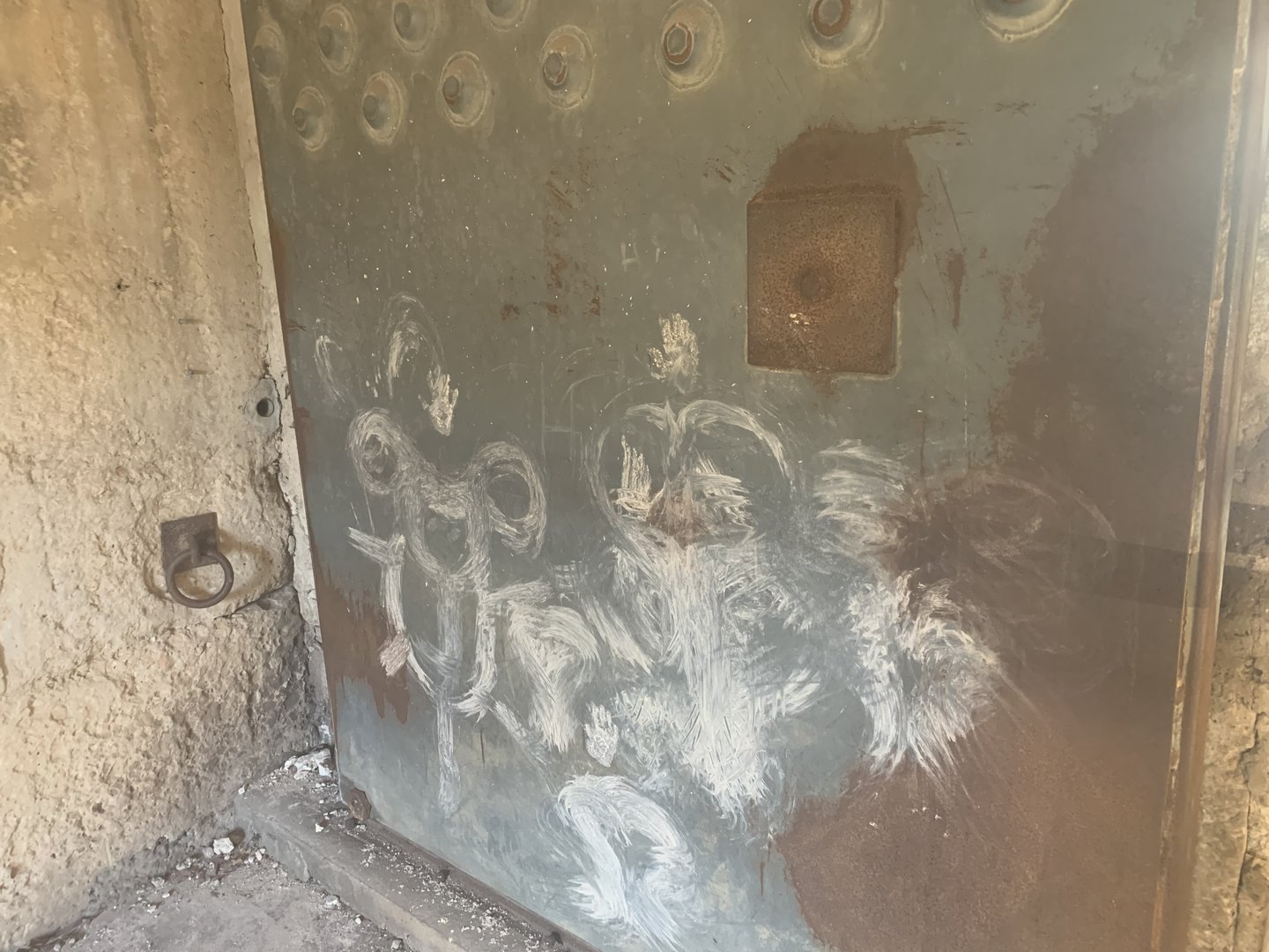 inside the old Elephant Temple