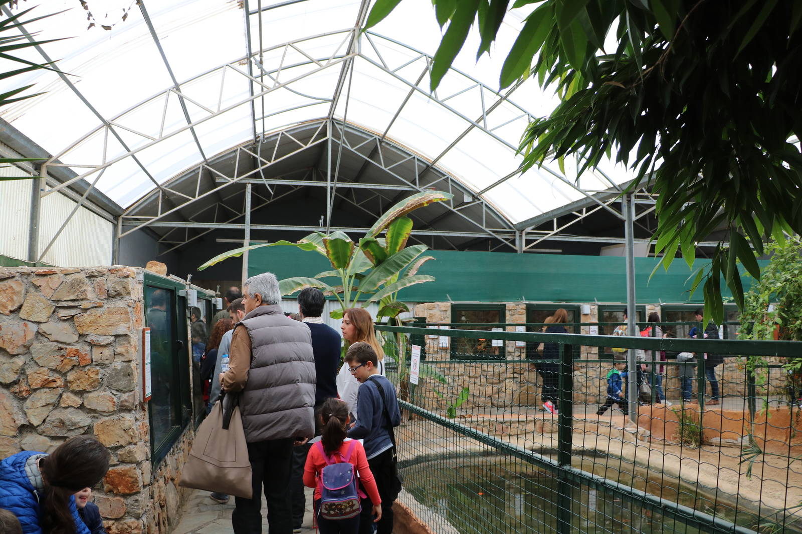 Inside the reptile house, February 2016