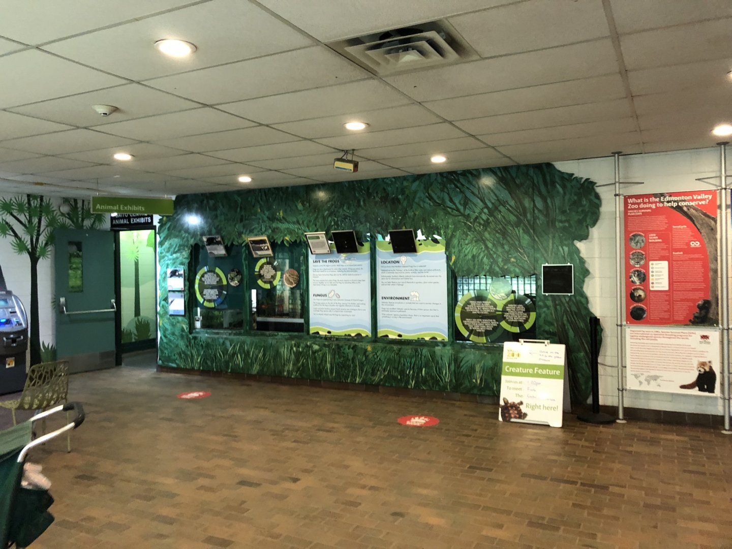 Inside the Sato Centre at Edmonton Valley Zoo (July 2022)