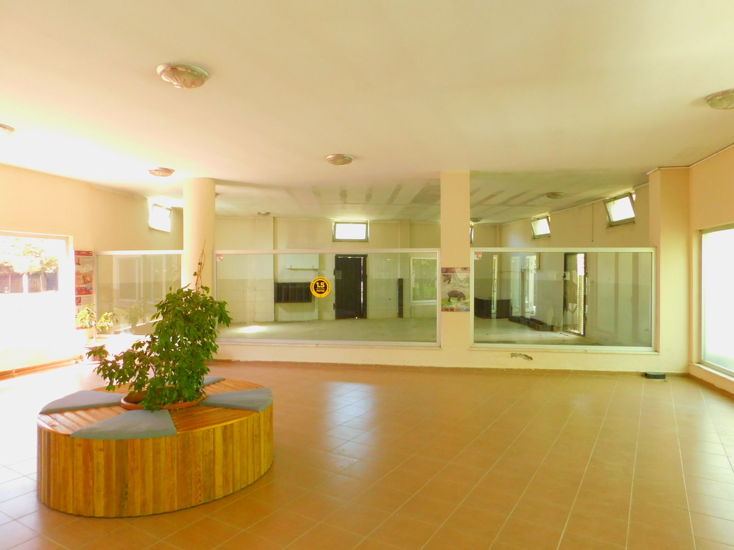 Inside the South America House (tapir winter quarter)