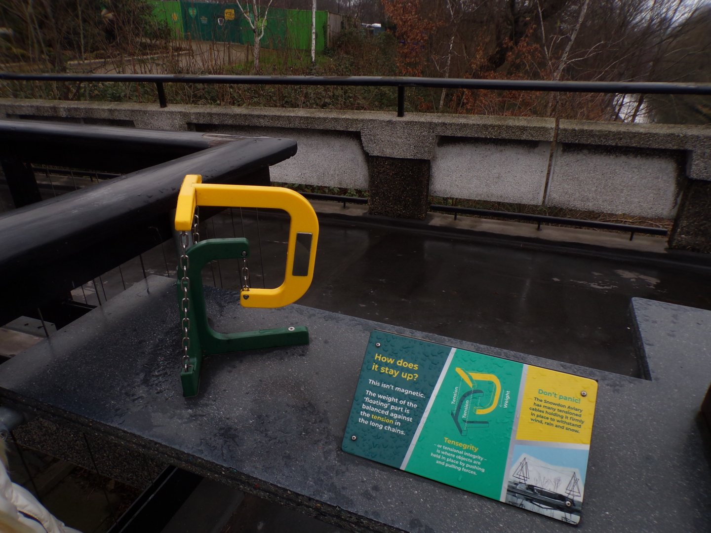 Interactive signage about the aviary 11.2.25