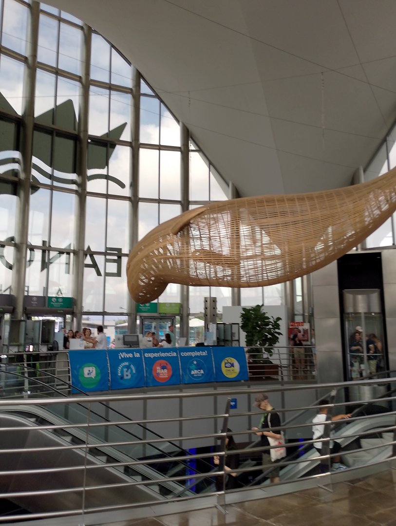 Interior of entrance building