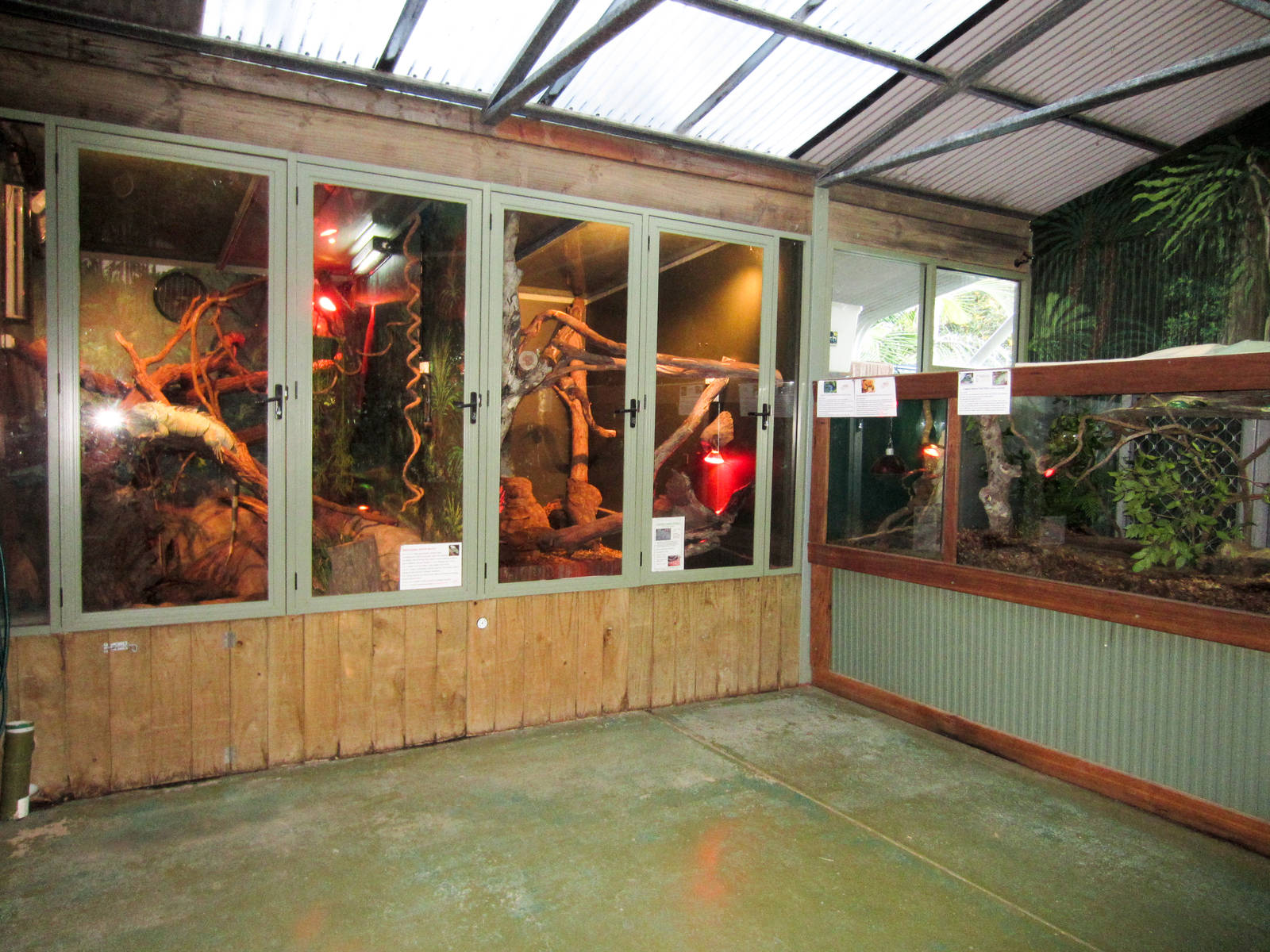 Interior of Reptile House