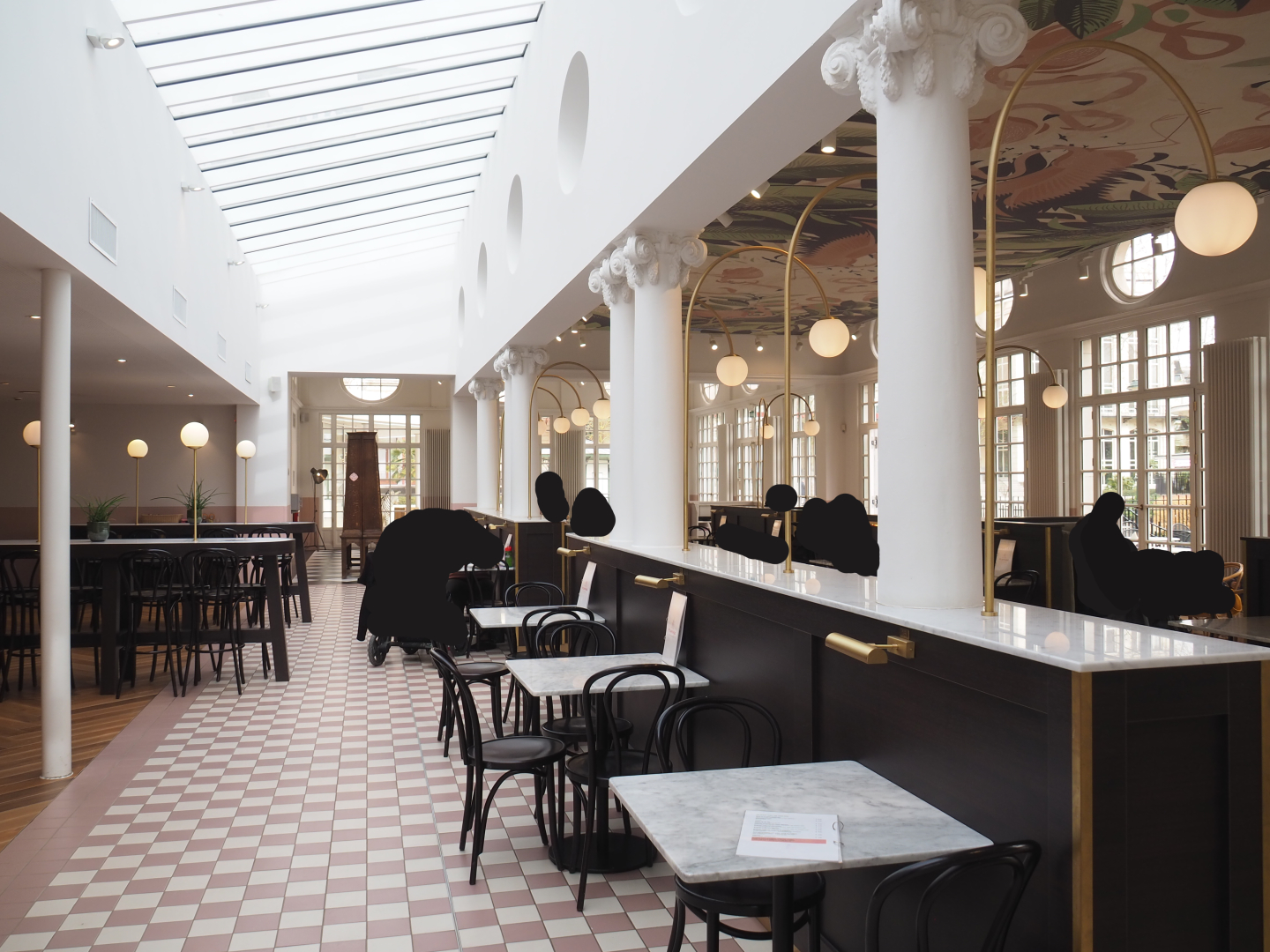 Interior of the Grand Café Flamingo, 2022-03-16