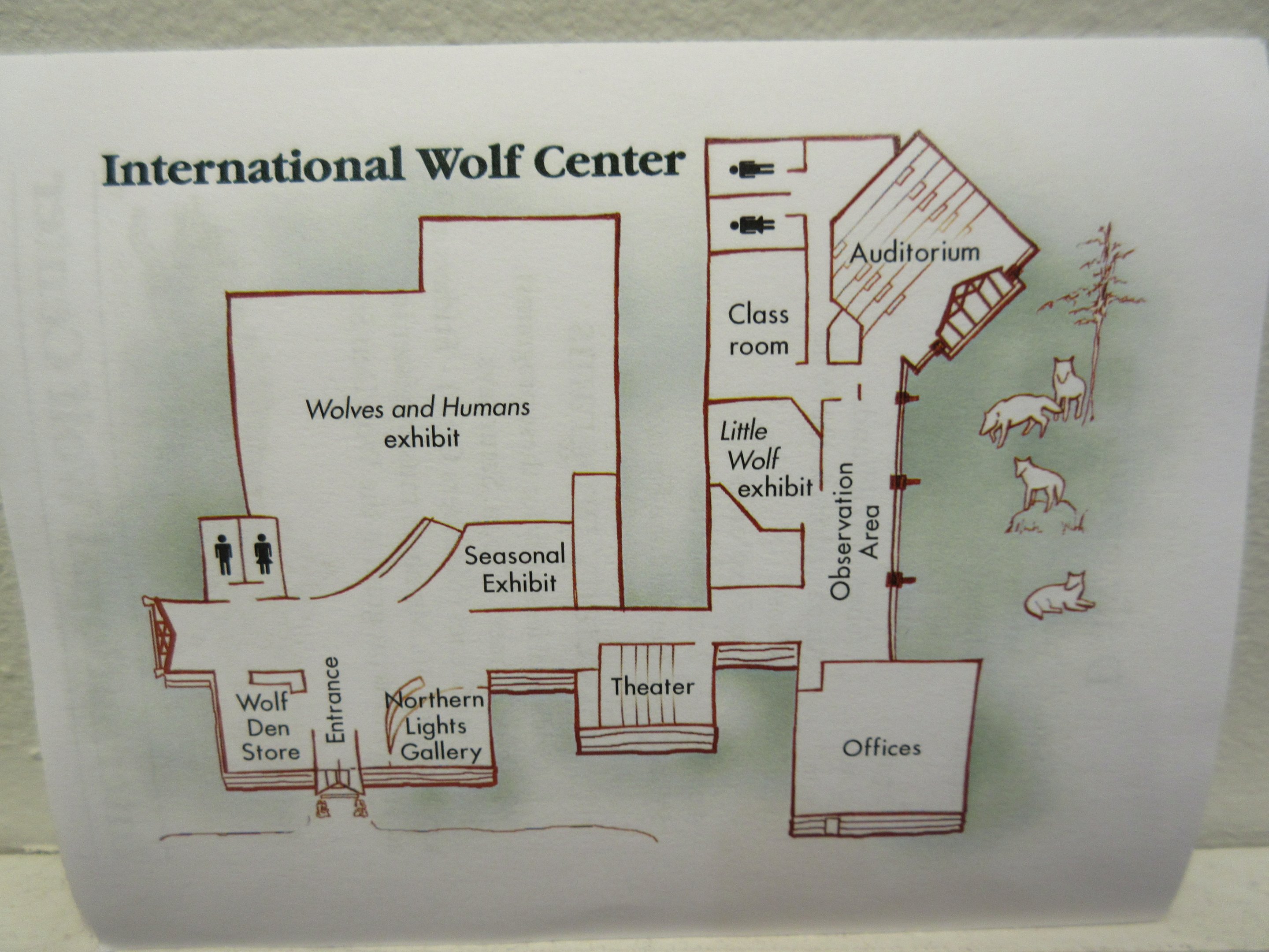 International Wolf Center - Map