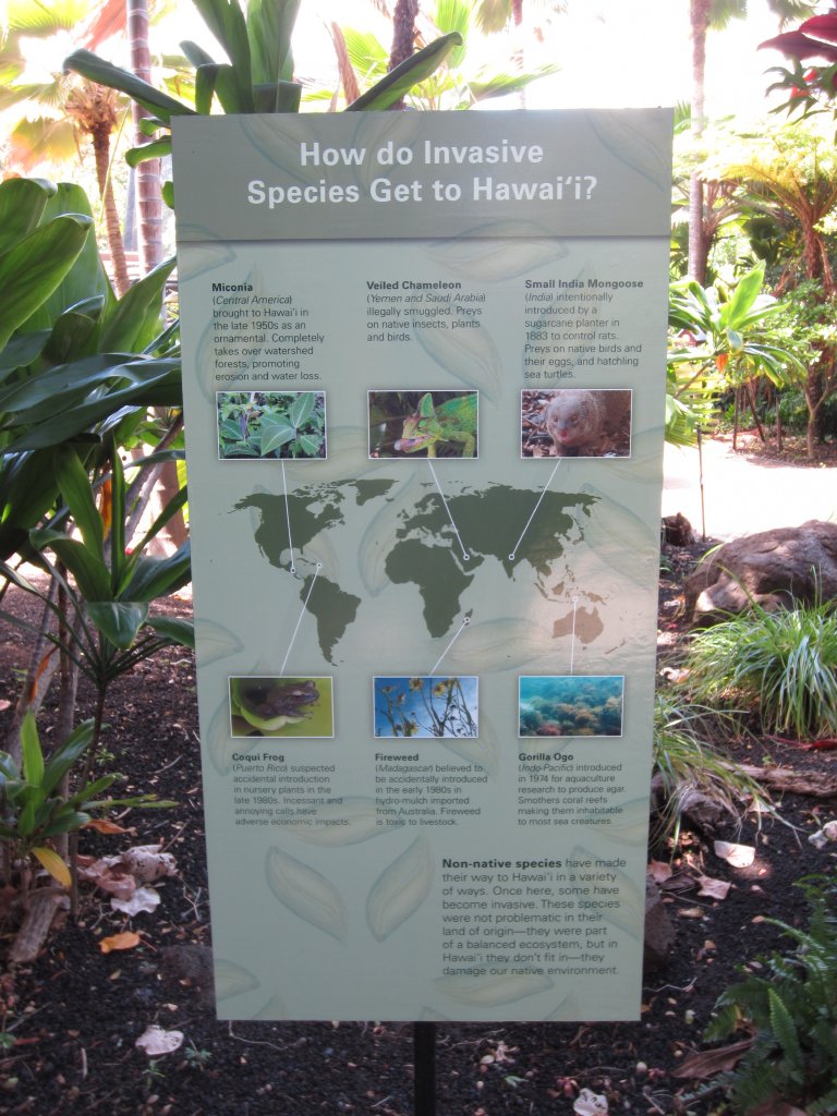 Invasive Species signage