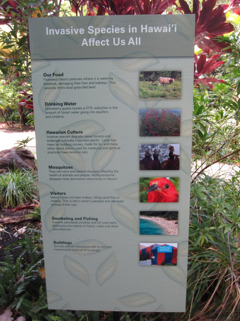 Invasive Species signage