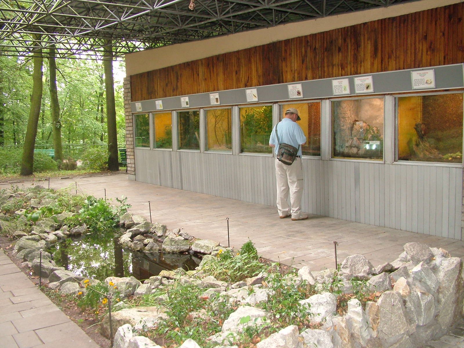 Invertebrate exhibits at the New Zoo, Poznan Sept 08