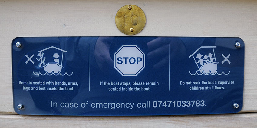 Islands by Boat - Onboard Safety Notice