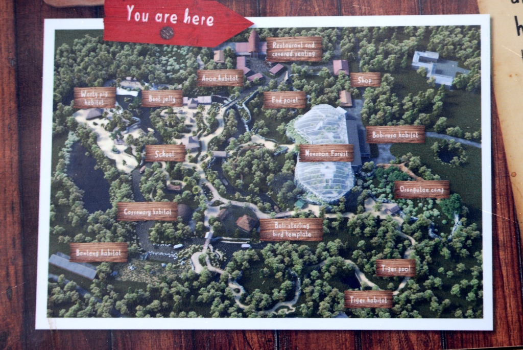 Islands Map at Chester, 27/07/14