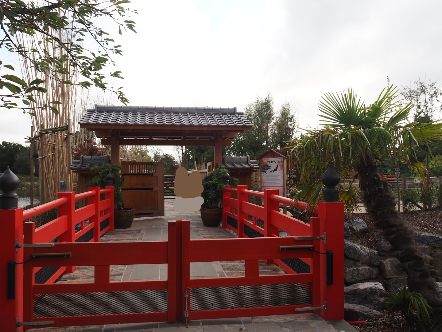 Islands of the Rising Sun - Honshu - Entrance to Japanese sika deer walk-through area, 2024-09-17