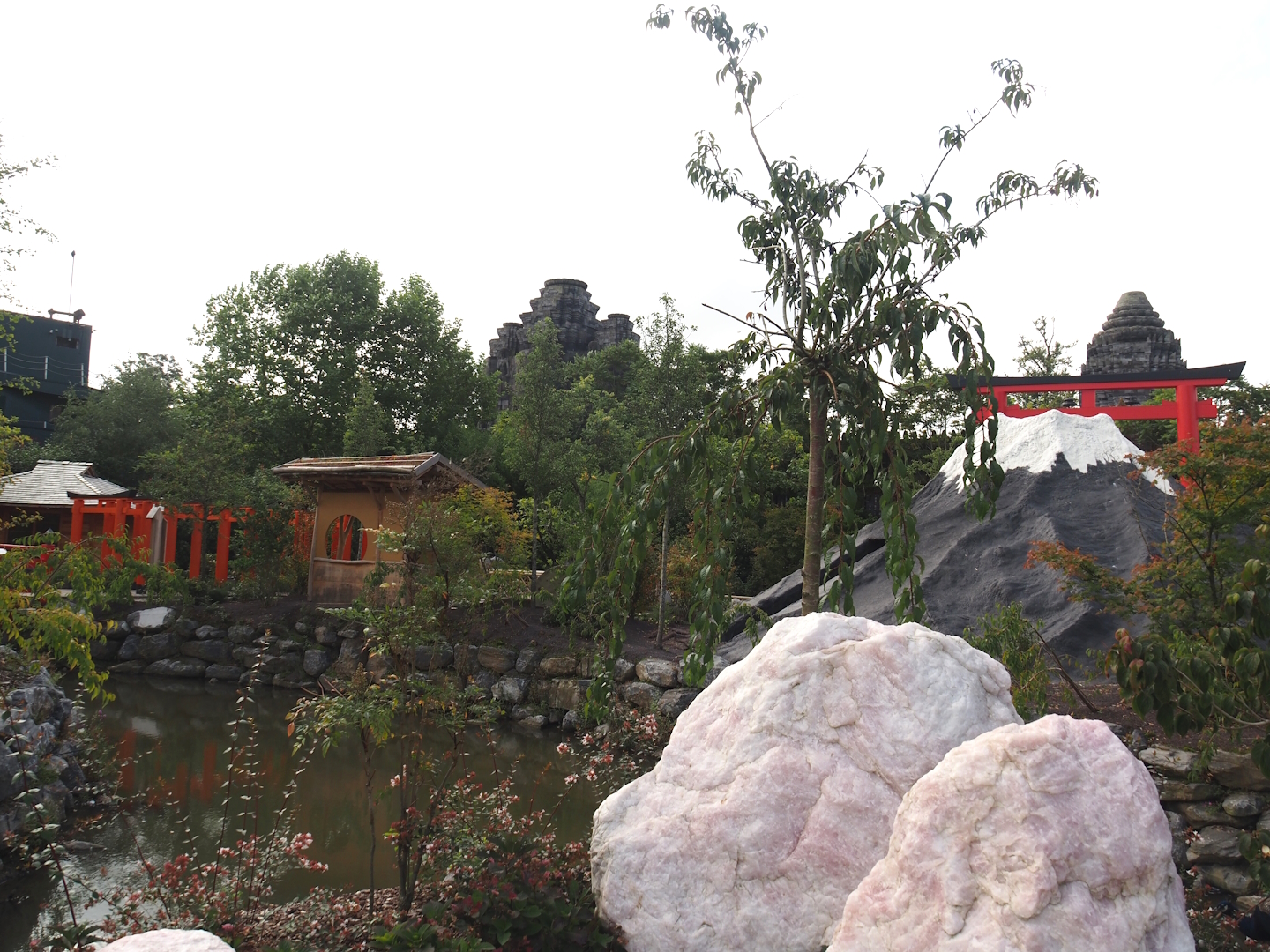 Islands of the Rising Sun - Honshu - Japanese garden area with Mount Fuji representation, 2024-09-17