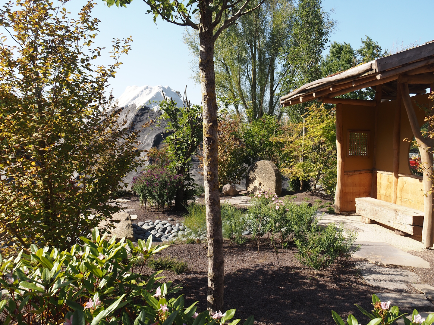 Islands of the Rising Sun - Honshu - Japanese garden sitting area, 2024-09-17