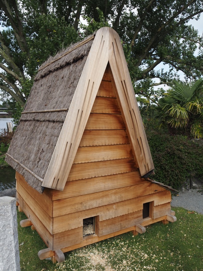 Islands of the Rising Sun - Kyushu - Onagadori chicken coop, 2024-09-17