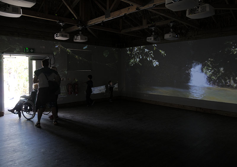 Islands progress - filmshow in Schoolhouse