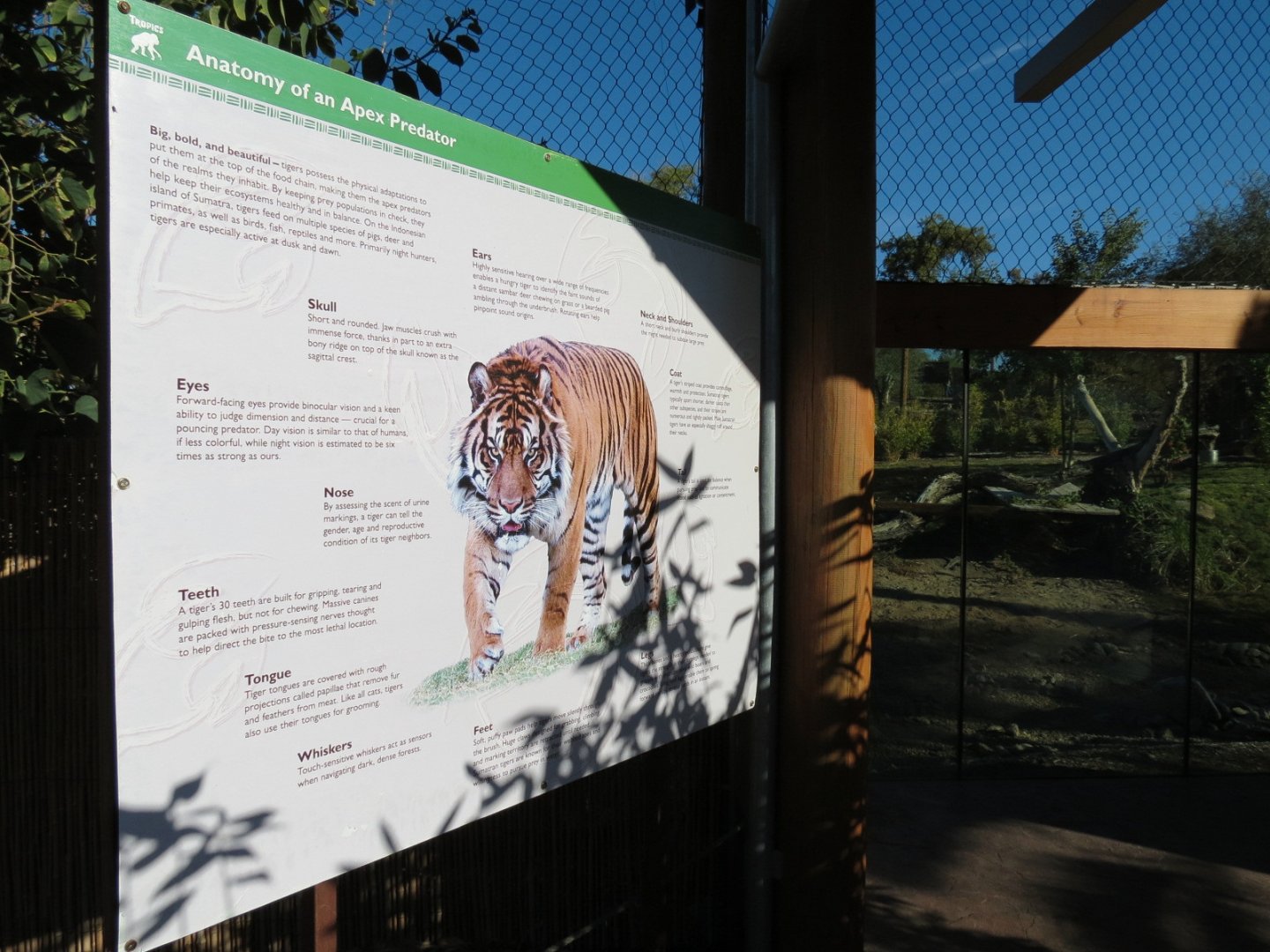 Isle of the Tiger - Interpretive Sign