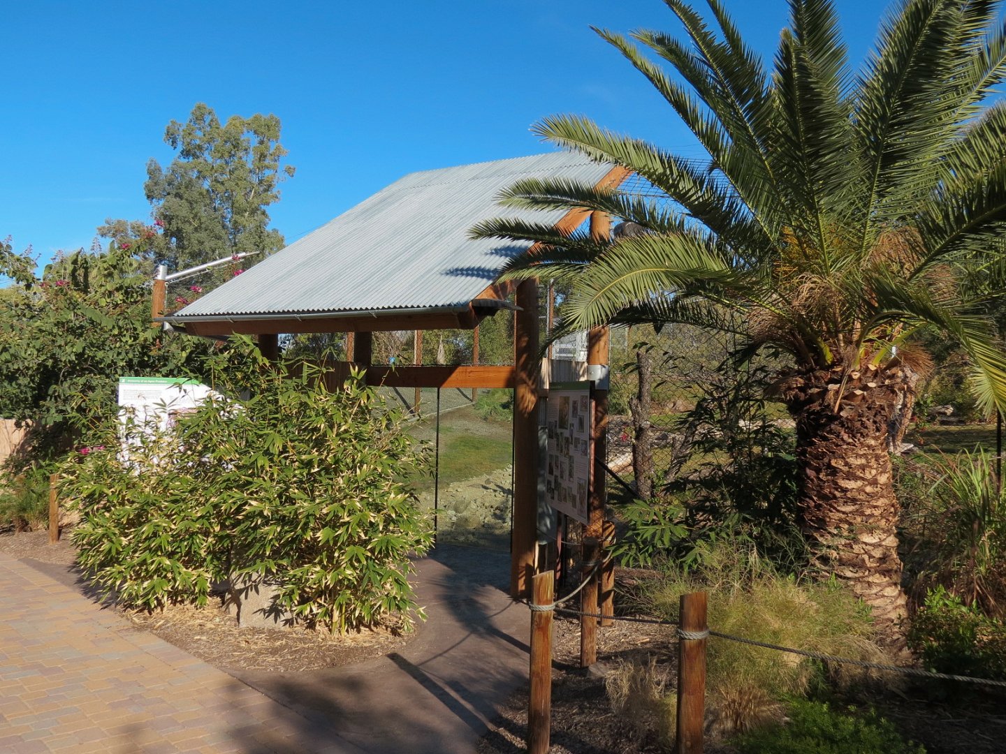 Isle of the Tiger - Left Exhibit Small Viewing Shelter