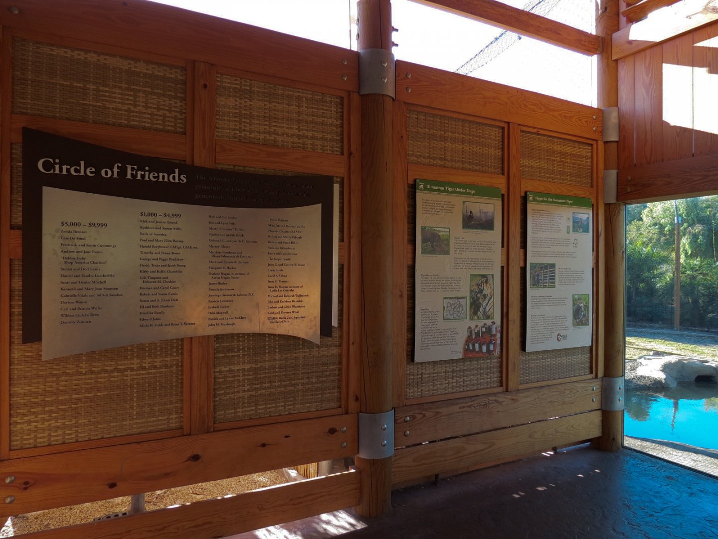 Isle of the Tiger - Main Viewing Shelter - Interior