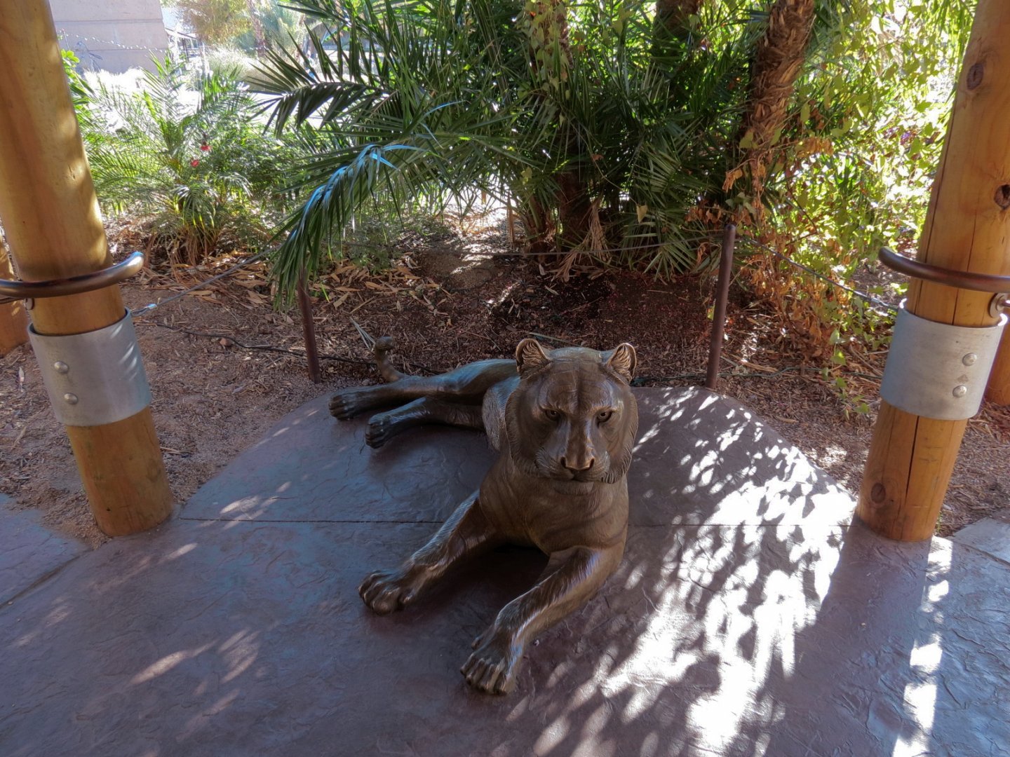 Isle of the Tiger - Main Viewing Shelter Statue