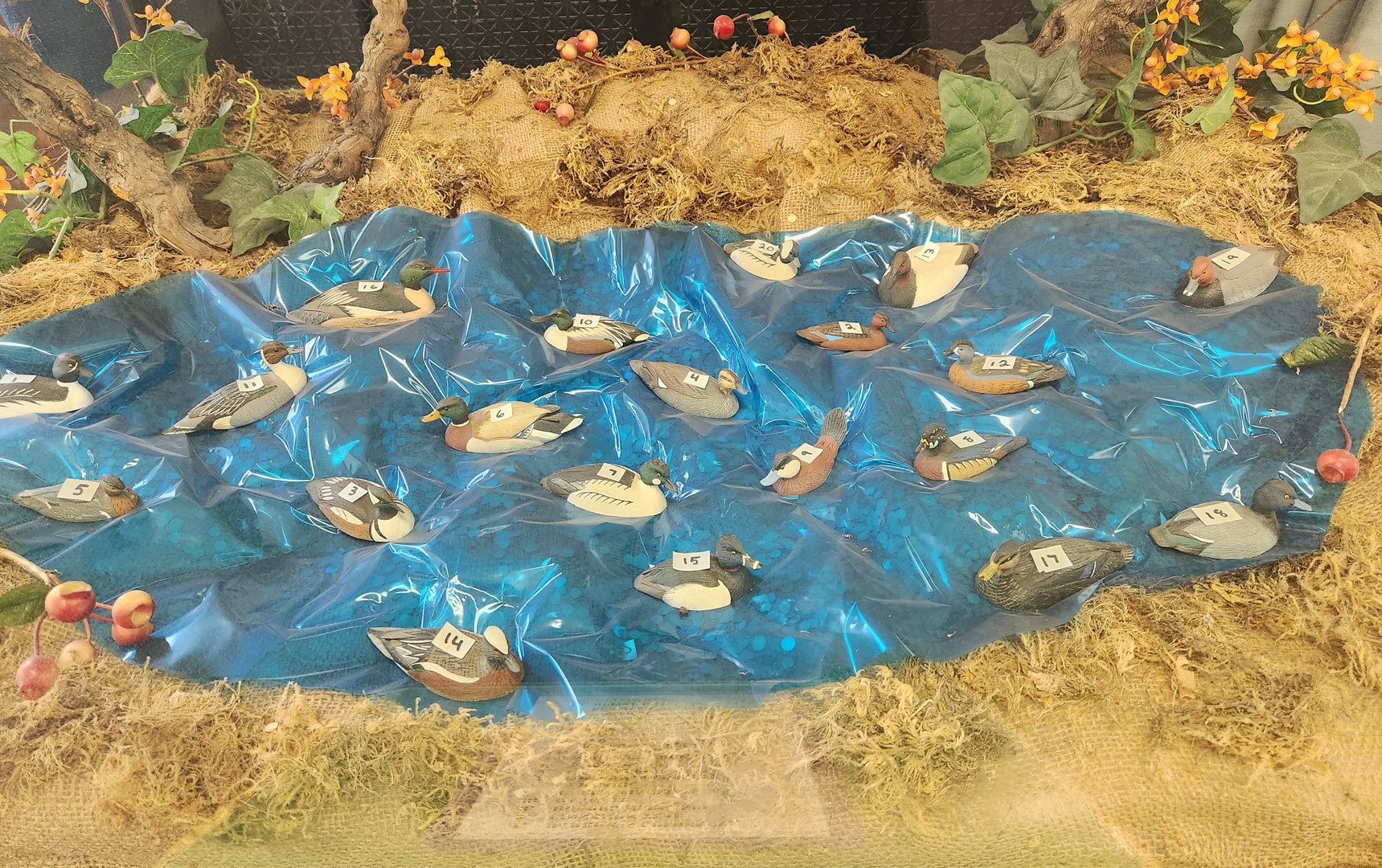 JA McFaul Environmental Center - Duck carvings