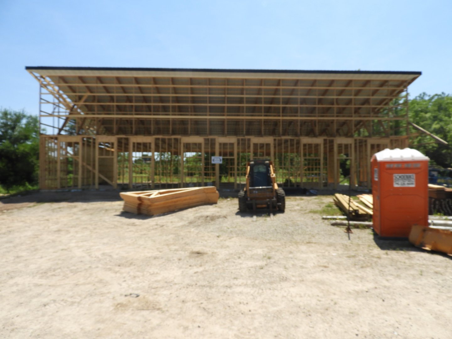 Jackass Flats construction