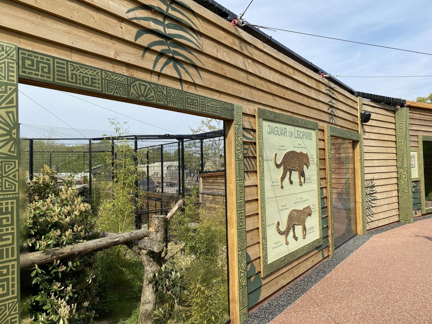 Jaguar enclosure walkway PWP