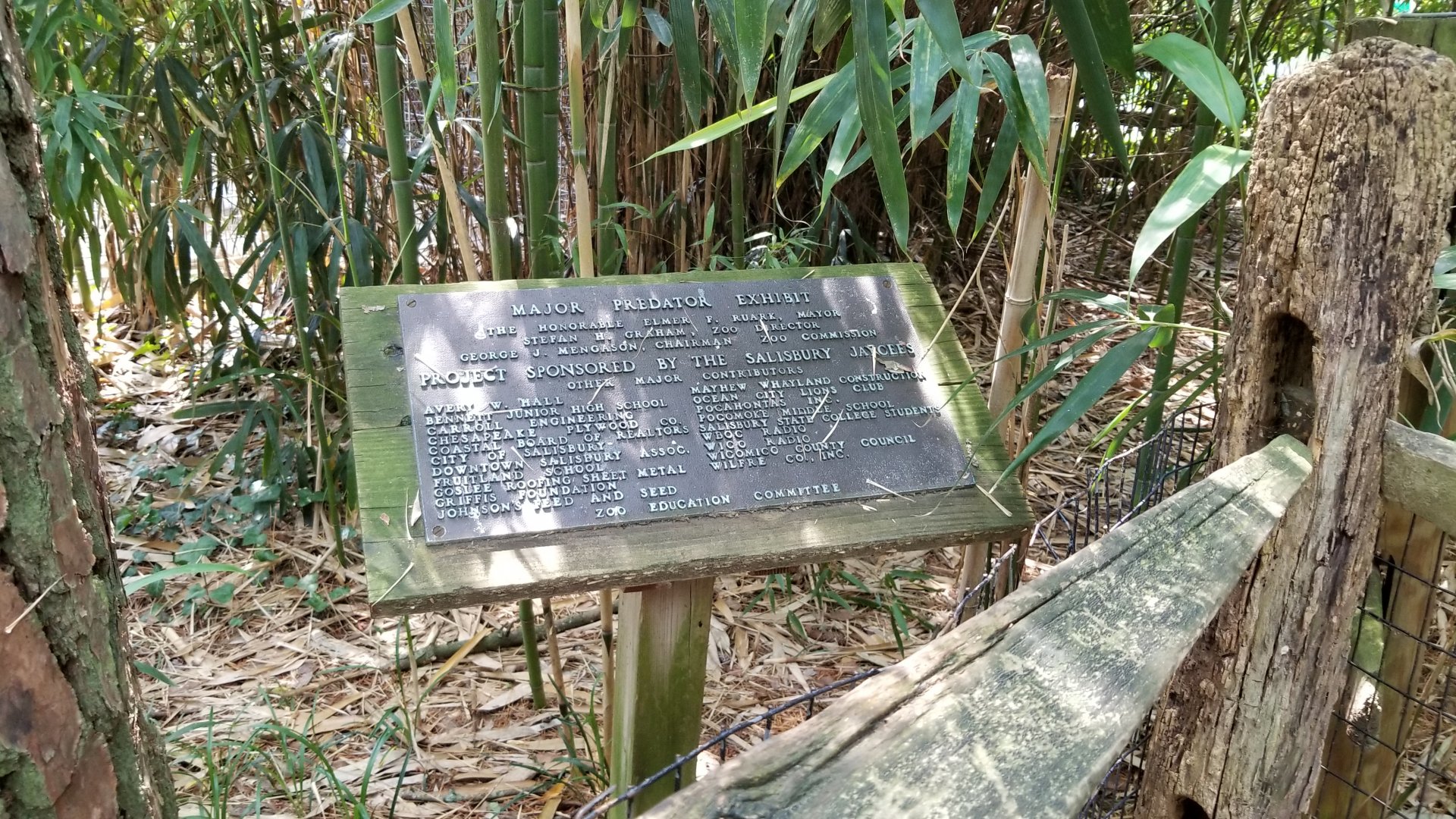 Jaguar funding plaque