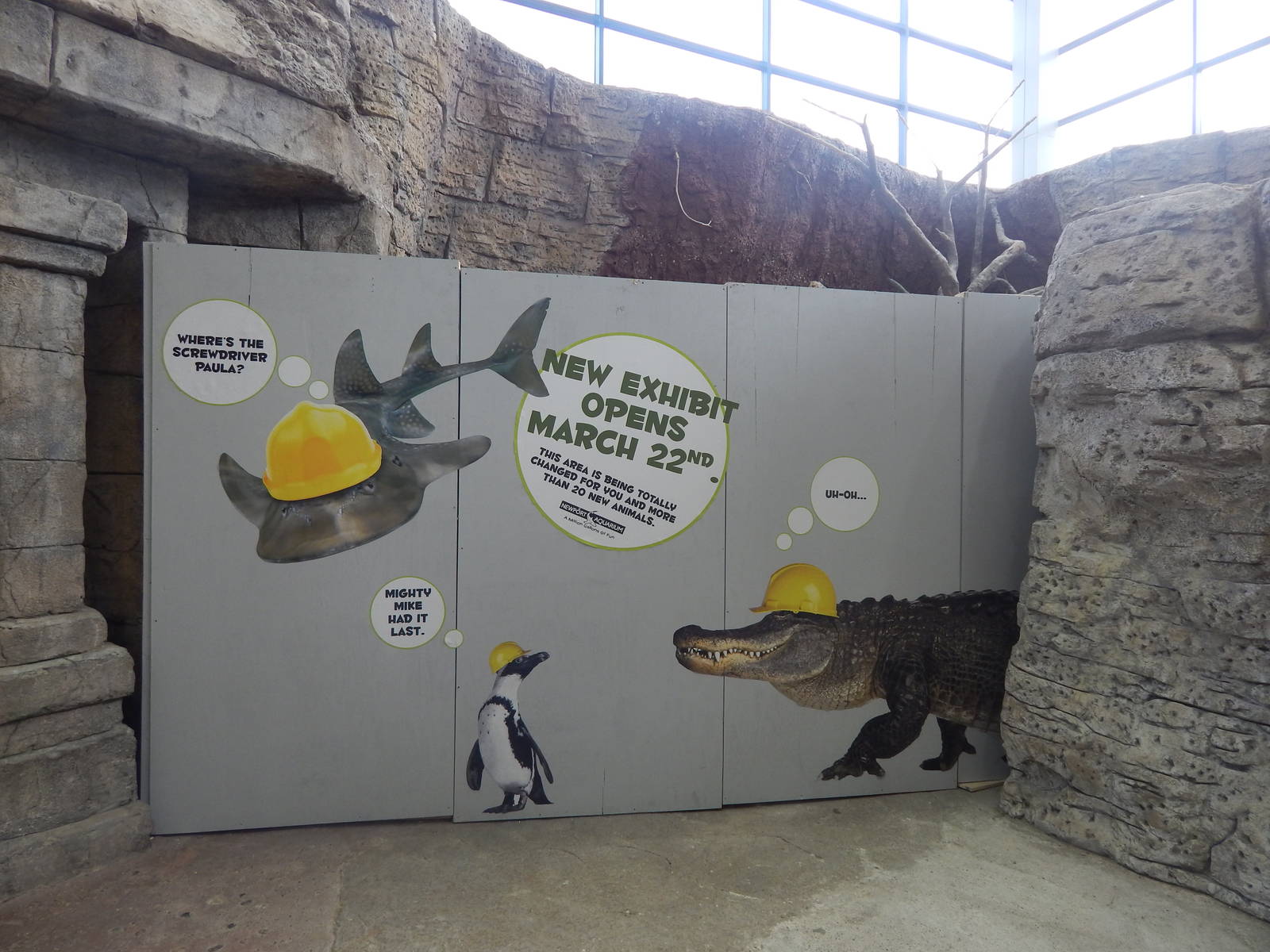 Jan. 2014 - Rainforest - New Exhibit Coming Soon...