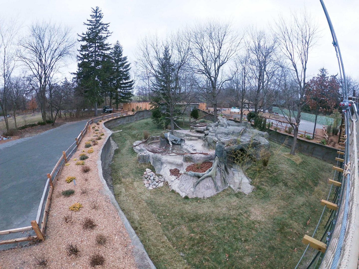 Jan. 2019 - New! Red Panda Forest - Left Exhibit From Bridge