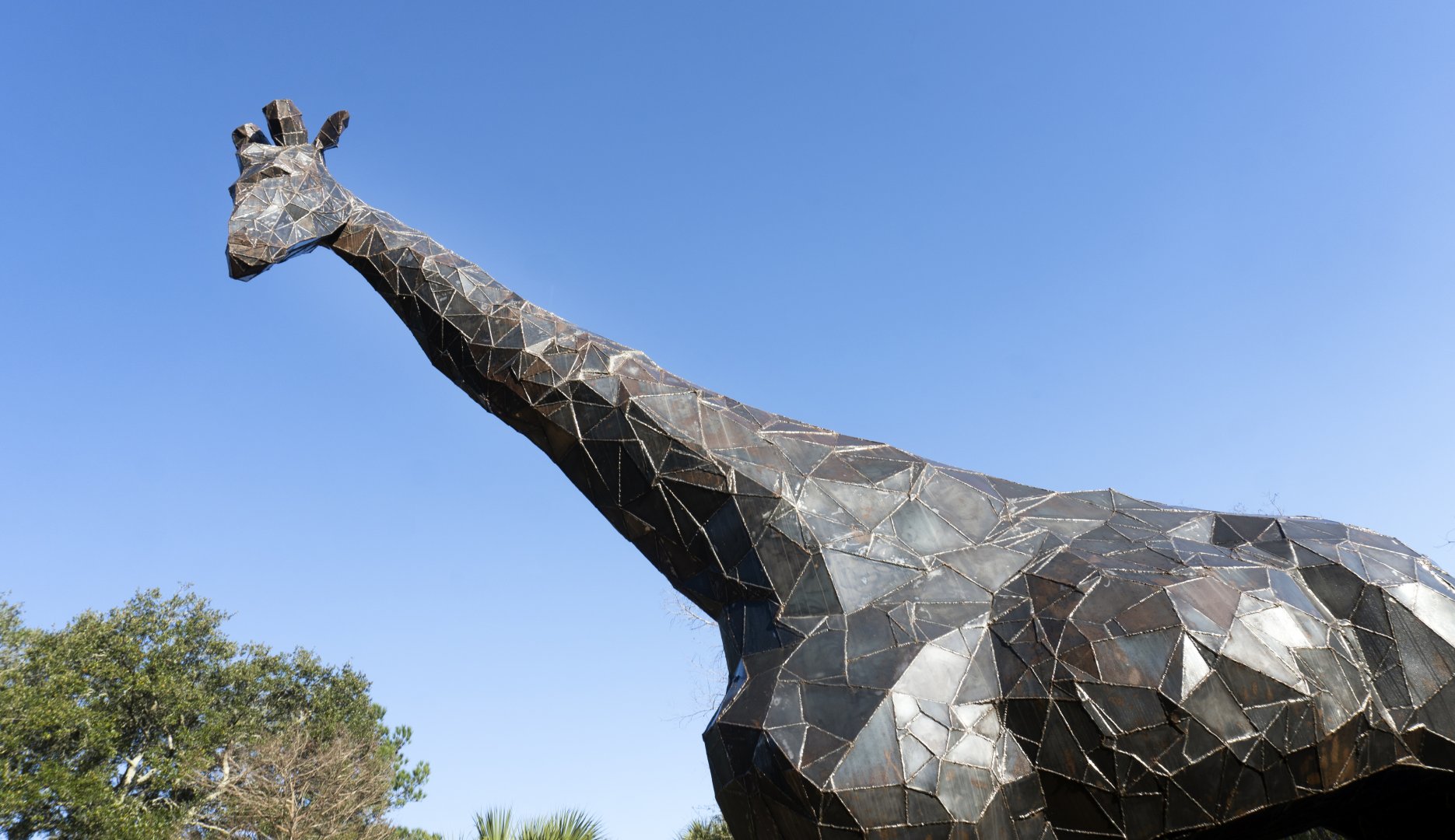 Jan. 2022 - Africa Loop - Giraffe Statue