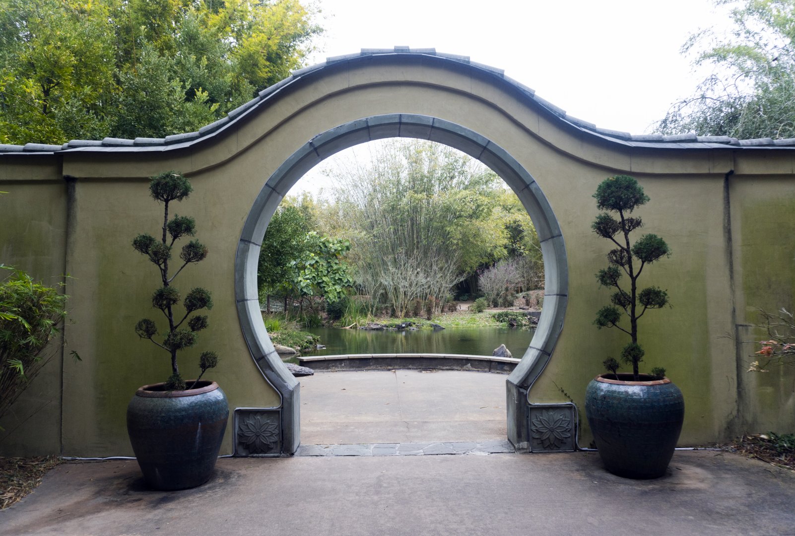 Jan. 2022 - Asian Bamboo Garden Entrance