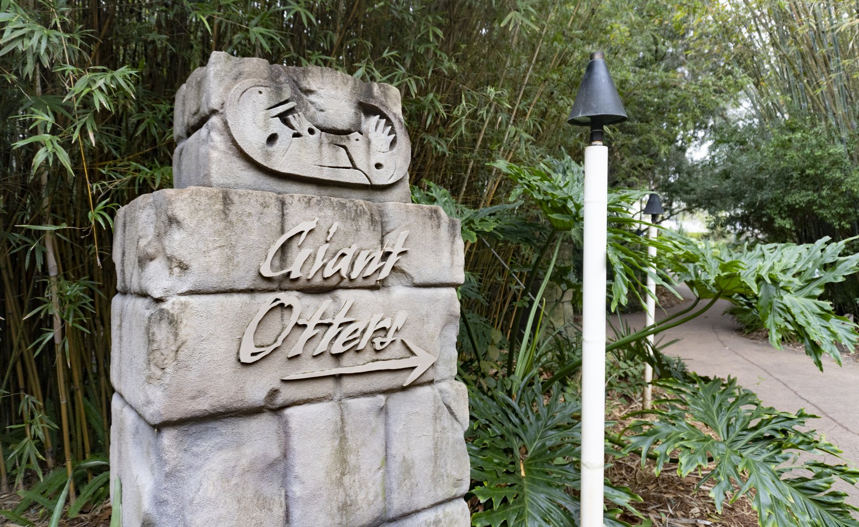 Jan. 2022 - Range of the Jaguar - Emerald Forest Aviary Directional Sign