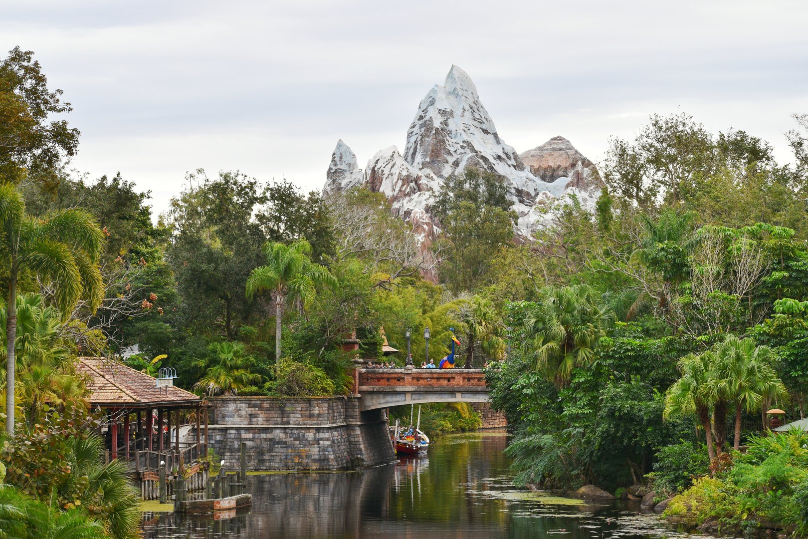 Jan. 2023 - Expedition Everest from the Africa Bridge (and Kevin)