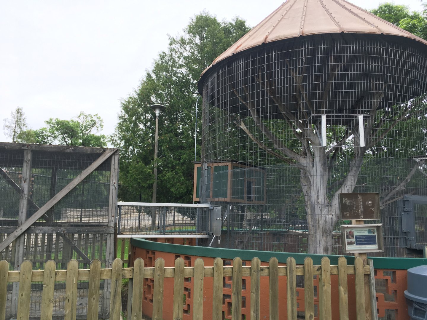 Japanese Macaque exhibit - Menominee Park Zoo
