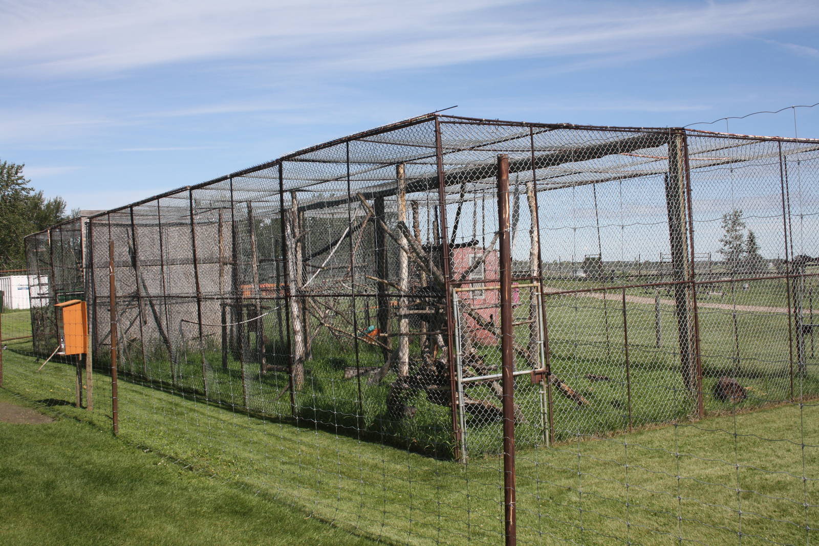 Japanese Macaque Exhibits (two cages)