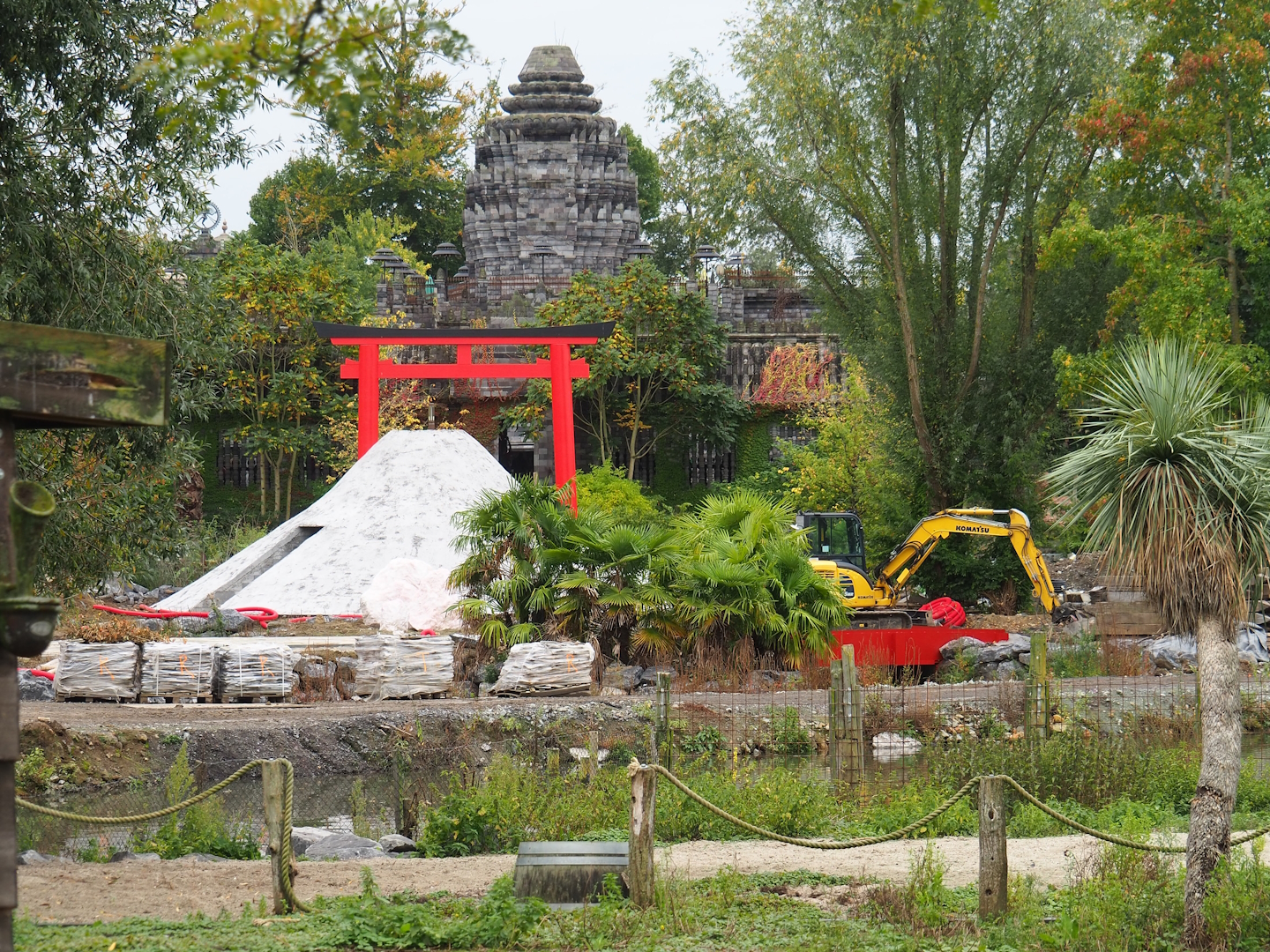 Japanese world The Land of The Rising Sun construction - Mountain structure, 2023-10-13