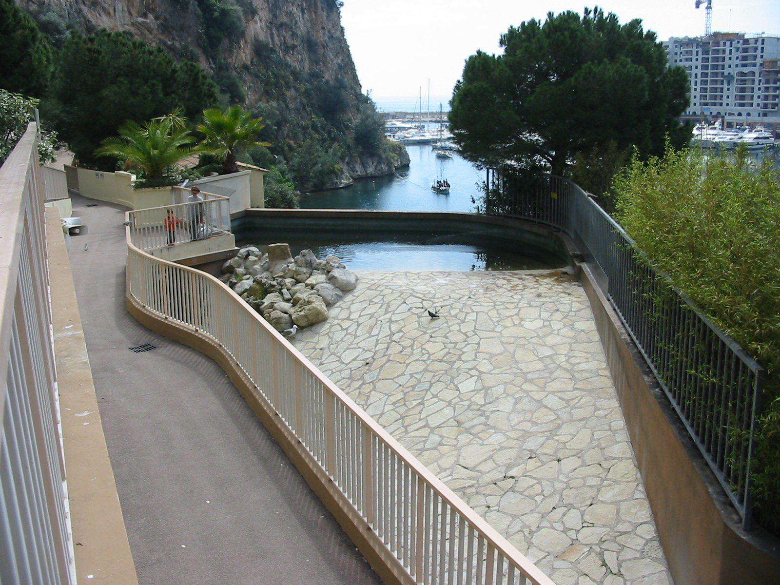 Jardin Animalier 2005 - First part of the tiny Hippopotamus exhibit