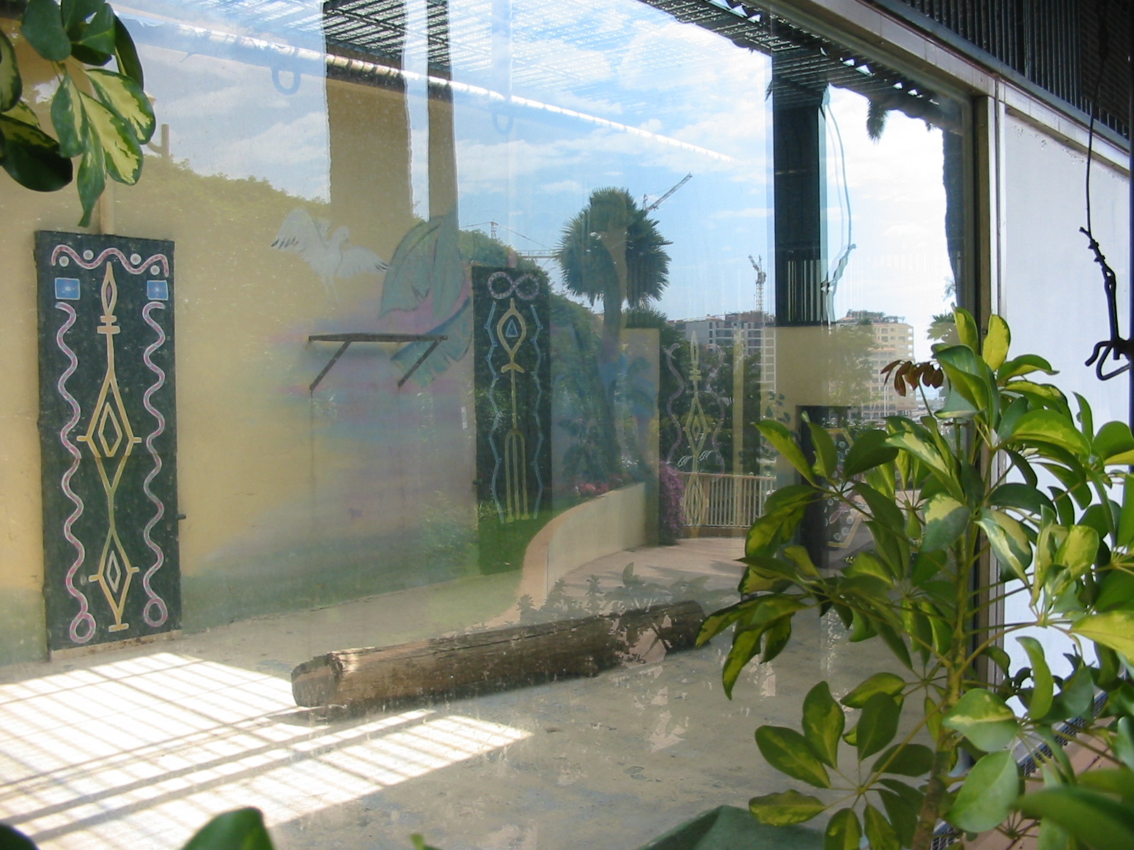 Jardin Animalier 2005 - White Tiger cage