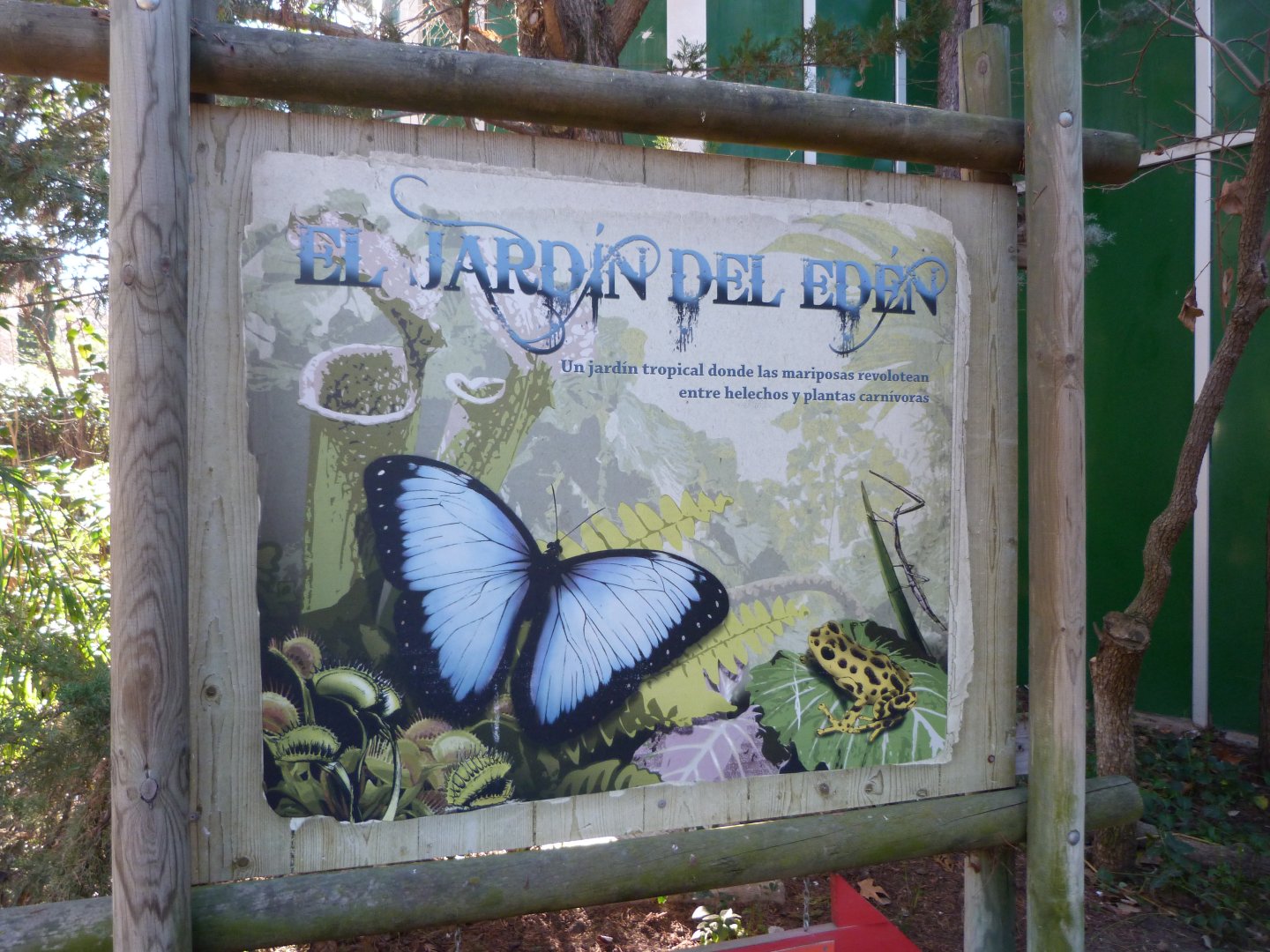 "Jardín del Edén" sign -Faunia (2025)