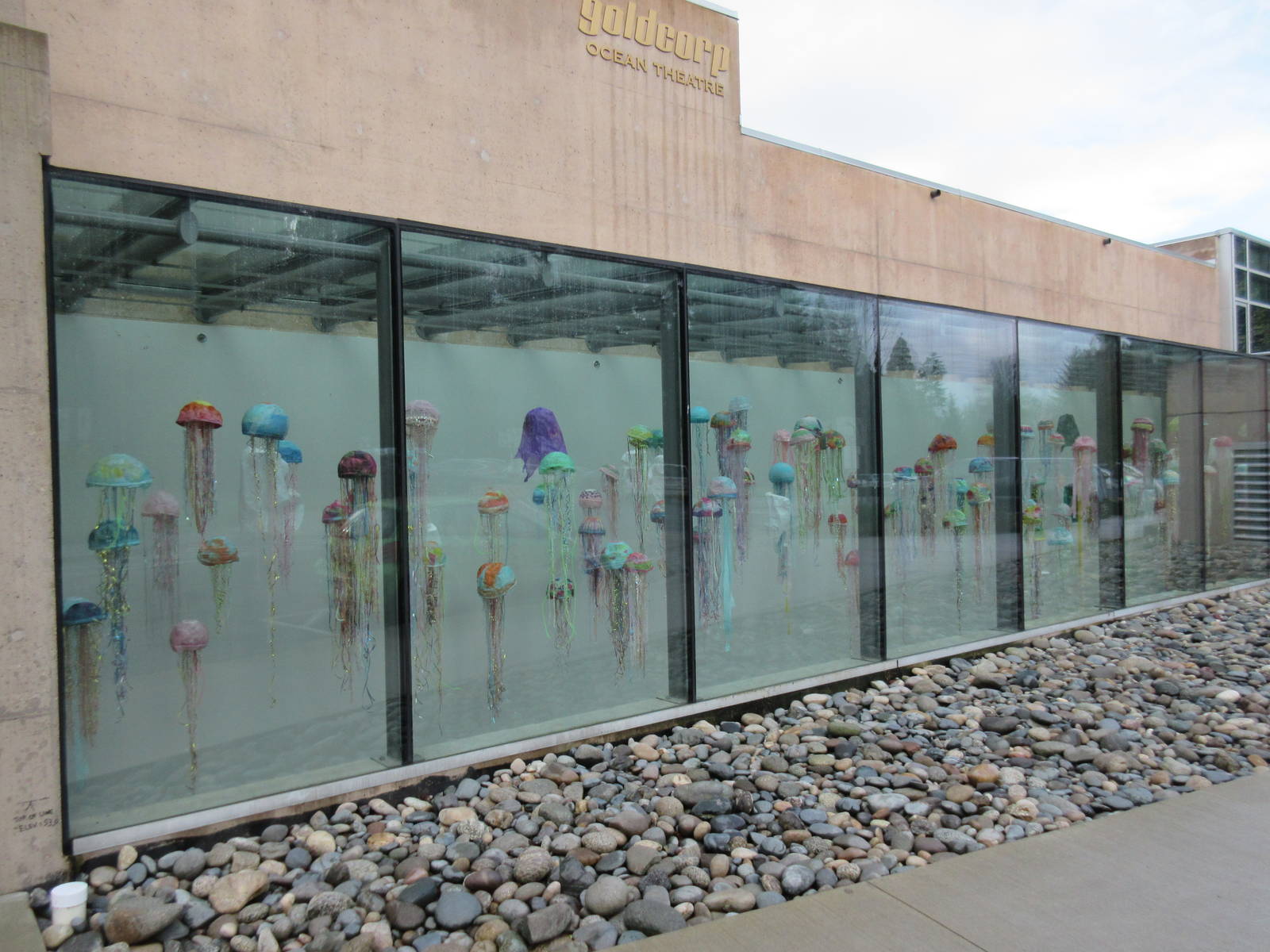 Jellyfish Art Display (to build awareness for plastic pollution)