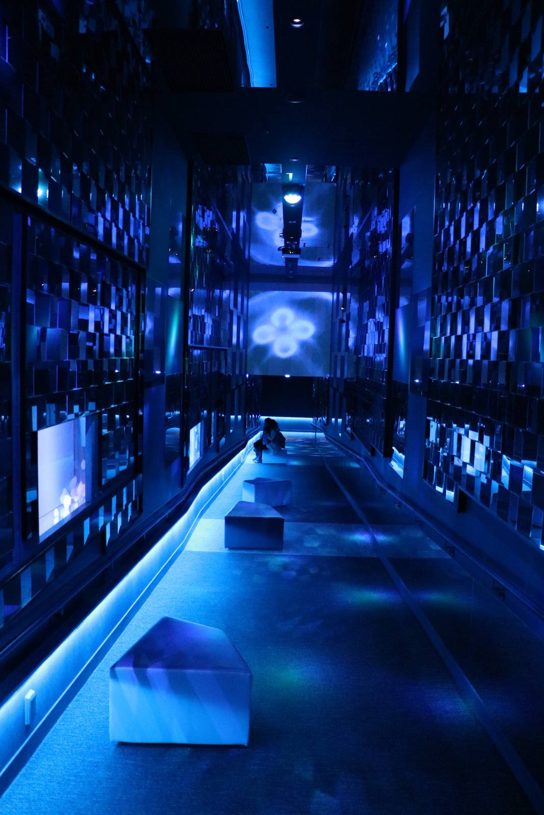 Jellyfish corridor - Sumida Aquarium, February 2016