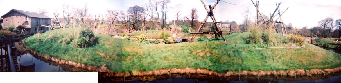 Jersey Zoo's Orangutan Island in 2002